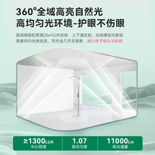 启冠 落地护眼大路灯 LED立式台灯