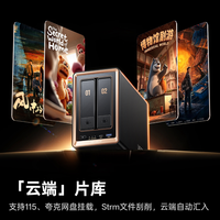 绿联 DXP2800 双盘位AI相册 NAS网络存储