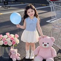 小猪班纳 女童背心连衣裙