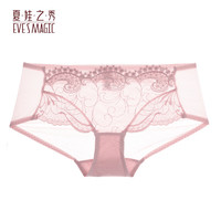 夏娃之秀 内裤 女轻薄款透气舒适包臀中腰三角短裤（任选4件）
