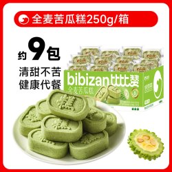比比赞 全麦苦瓜糕 250g/箱 9包