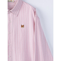 William fox&sons 狐狸刺绣LOGO 粉红色 S/46 长袖衬衫