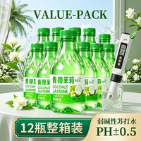 京典光年 &果本真 弱碱性天然苏打水青椰茉莉茉莉饮料 青椰茉莉苏打水 300mL*24瓶