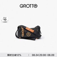 GROTTO 【黑石迷你】植鞣绵羊皮单肩斜挎软包