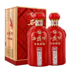 西凤酒 年份封藏 藏品 52度 凤香型白酒 500ml*2瓶