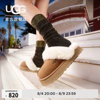 UGG 【厚底毛拖】勃肯鞋 包头休闲懒人