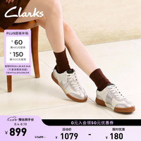 Clarks 【德训运动】小白鞋 舒适休闲板鞋