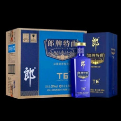 郎酒 郎牌特曲 T6 50度 兼香型白酒 500ml*6瓶