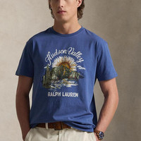 RALPH LAUREN 男士圆领短袖T恤 白色 L