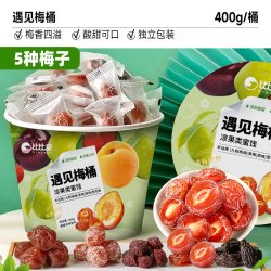 比比赞 遇见梅桶 400g 桶装