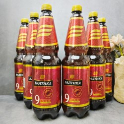 波罗的海 Baltika 波罗的海 9号黄啤酒 1.3L*6桶