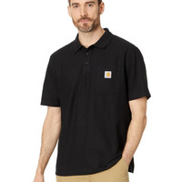 carhartt Men's Carhartt Loose Fit Midweight Short Sleeve Pocket Polo