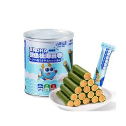 小鹿蓝蓝 高钙DHA鳕鱼松海苔卷鳕鱼味 宝宝零食儿童鲜脆海苔鳕鱼肉松卷108g