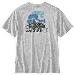 carhartt 拼单价：Carhartt 107519 宽松轻量山地图案 短袖T恤