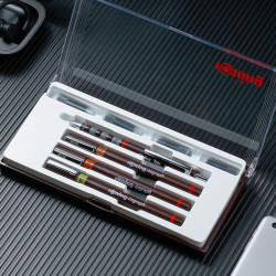 红环 自动铅笔0.5mm补充墨水式针笔0.2/0.3/0.5mm德国小型套装