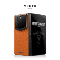 VERTU ALPHAFOLD AI大模型 曙光橙小牛皮 16GB+1TB 折叠屏手机