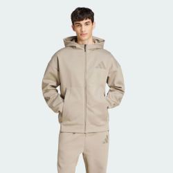 adidas 男子黑标制服亲肤运动休闲连帽夹克外套 JC5495