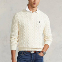 RALPH LAUREN 男士针织毛衣 采用意大利羊毛织