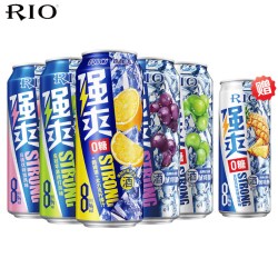 锐澳 强爽预调鸡尾酒 500ml*5罐+赠凤梨330ml*1