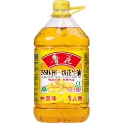鲁花 5S压榨一级花生油3.06L 食用油粮油