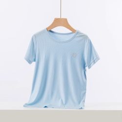 努比屋 儿童莫代尔薄款短袖女童宝宝休闲T恤家居服男童半袖上衣夏季睡衣