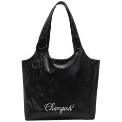 Champion 油蜡感PU革 托特包