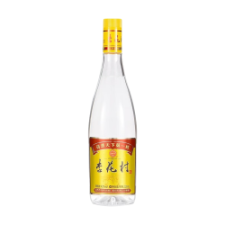 杏花村 宴请 清香型白酒  黄盖金标玻瓶 225mL 42度