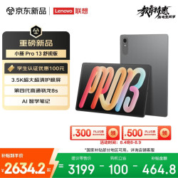 联想 小新Pro13英寸 骁龙8s Gen4 灰色 12GB+256GB 平板电脑