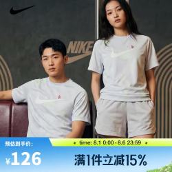 NIKE IF0606-085 速干透气 黑色 S码 运动T恤