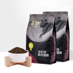 盒边 全价鸡肉猫粮 1.5kg*2袋