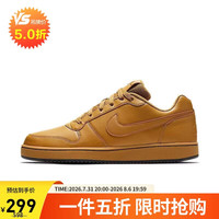 NIKE 男子休闲鞋 EBERNON LOW 运动鞋AQ1776-700棕黄42