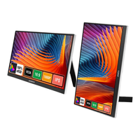 安美特 A160W04D 无线投屏感应旋转 16英寸 黑色 IPS显示器