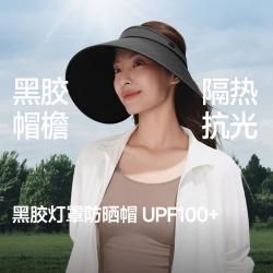 蕉下 大帽檐全脸防晒空顶帽女士高级感时尚灯罩帽
