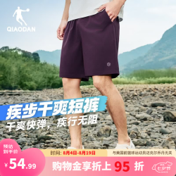 乔丹 山神系列 吸湿速干 螺甸紫 XL 运动短裤