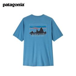 Patagonia 弹性透气 男士运动T恤