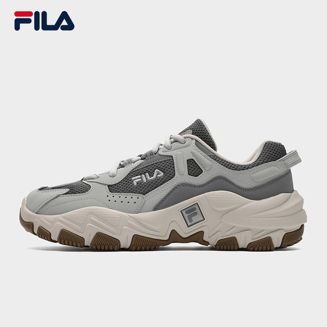 移动端：FILA 掠夺者2S复古跑鞋男鞋2025夏季复古运动鞋男士老爹鞋