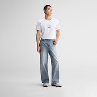 Lee 直筒舒适夏秋季轻薄透气牛仔裤