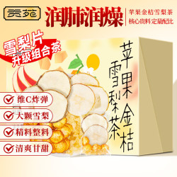 贡苑 苹果金桔雪梨茶水果茶285g  喉咙润燥养生茶独立包装冷泡水