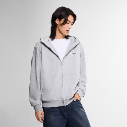 Lee 26秋冬新品舒适版连帽设计Logo贴布男女同款长袖卫衣