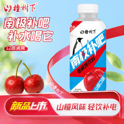 冠芳 山楂树下南极补吧电解质水运动饮料山楂口味500ml*15瓶整箱装果汁