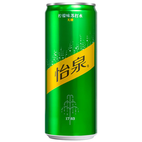 怡泉 柠檬味苏打水 330ml*6罐