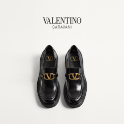 GIOVANNI VALENTINO 华伦天奴VALENTINO女士 VLOGO SIGNATURE 乐福鞋