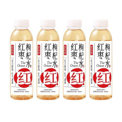 多乐多 红枣枸杞水养生水0糖0脂饮料500mL*4瓶