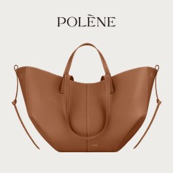 POLENE Cyme Mini 荔枝纹牛皮 托特包