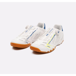 迪卡侬 乒乓球鞋透气脱纽扣式 旋钮款-黄白