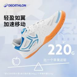 迪卡侬 乒乓球鞋羽毛球鞋  百搭白银