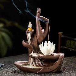 艾格辰 佛手莲花倒流香炉