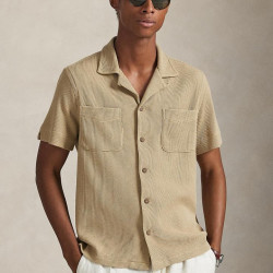 RALPH LAUREN 棉麻混纺 衬衫