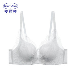 安莉芳 小胸聚拢无钢圈内衣显大文胸 浅灰色LGY 75A