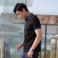 雅戈尔 短袖POLO衫男翻领扁机领不易变形